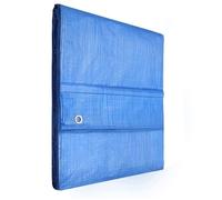 KOTARBAU® Bâche de Protection Extérieur 6 x 12 m, Bleu, 60 g/m² | Polyéthylène, Bâche Anti UV, Bache Remorque, Bache Impermeable Exterieu