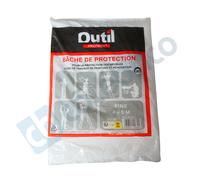 Bâche de protection Fine 4x5m 20m² - OUTIL PARFAIT 1048001