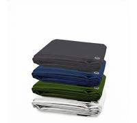 Bâche de protection Floordirekt imperméable 140 g/m² avec œillets résistante à la déchirure Bâche de protection en tissu pour meubles de jardin, bois, camping et chantier, blanche, 8 x 12 m
