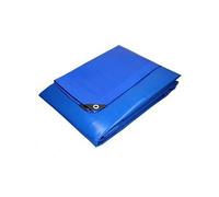 ECD Germany Bâche de protection 6x12 m 72m² 260 g/m² PE Bleu, résistante à la moisissure