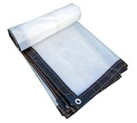 Bâche de Protection Imperméable Transparente avec 3x4 m