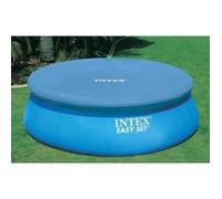 Bâche de protection INTEX pour piscine autostable de 4.57m - perforations et corde de pourtour