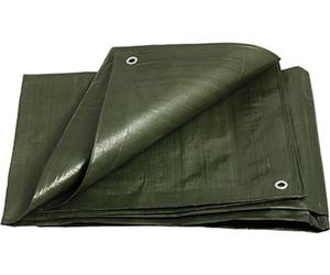 Bâche de protection Levior en PE, 200 g/m², verte Dimensions : 8 x 12 m