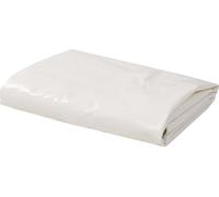 Bâche de protection polyvalente, toile enduite PVC 650 g/m², résistante déchirure eau UV moisissure, 3x4 m, blanche, avec œillets métalliques