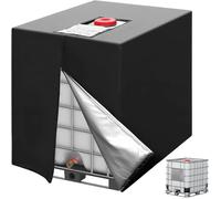 Bâche de Protection pour Cuve IBC 1000L en Oxford 420D - Housse Bâche Réservoir d'eau Imperméable Durable Anti-poussière Anti-UV