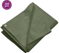 Bâche de protection pour meubles 260 g/m² 8x10 m Vert HDPE - Bâches & films de protection 151559