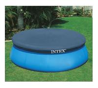 Bâche de protection pour piscine autoportante INTEX - Diamètre 2,44 m - Bleu - Accessoire pour piscine
