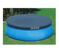 Bâche de protection pour piscine autostable - Intex - Ø 4 57 m - Bleu