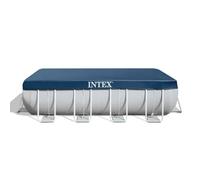 Bâche de protection pour piscine rectangulaire tubulaire INTEX - 28037 - 3,90m x 1,80m - Couleur Bleu