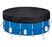 Bâche de protection pour piscine ronde, 462 cm, résistante aux UV, compatible avec Intex et Bestway