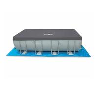 Intex - Bache de protection piscine tubulaire rectangle Intex 5,49 x 2,74 m