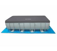 Bâche de protection pour piscine tubulaire rectangulaire Intex L 9,75 x l 4,88 m