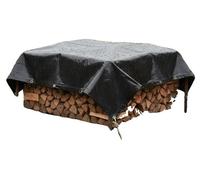 Bâche de protection robuste, 4m x 5m, revêtue en PVC, 650g/m², résistante à la déchirure, œillets métalliques, résistante aux intempéries