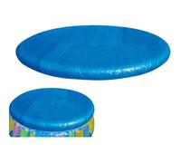 Bâche de protection ronde pour piscine et pataugeoire enfants, couverture étanche anti-poussière avec cordon de serrage pour usage
