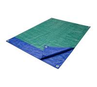 Bâche de Protection Tissée 3 x 4 M 60 g/m² - Polyéthylène Double Face Coins Renforcés et Œillets Métalliques - Multi-Usages