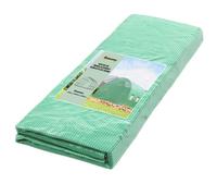 Outsunny Bâche de Rechange Serre Tunnel 9 m², bâche 3 x 3 x 2 m PE Anti-UV imperméable 6 fenêtres + Porte Enroulable zippée Vert foncé