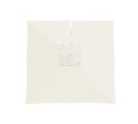 Bâche De Rechange Pour Parasol Déporté Carré 2.5 3 4.m 8 Baleines, Imperméable Tissu ProtectionUV, Toile Canopy Cover Auvent De Remplacement UPF 50+ Cour Jardin Terrasse Plage(Offwhite,3X4m)