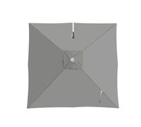 Bâche De Rechange Pour Parasol Déporté Carré 2.5 3 4.m 8 Baleines, Imperméable Tissu ProtectionUV, Toile Canopy Cover Auvent De Remplacement UPF 50+ Cour Jardin Terrasse Plage(Top color,3X4m)