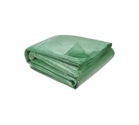 Bâche de rechange pour serre de jardin tunnel 12m² 4 x 3 x 2 m anti-UV avec porte et fenêtres ZEBRA verte