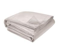 TERRE JARDIN Bâche de Rechange pour Serre Tunnel 4 Saisons Blanche 12 m² | Bâche de rechange blanche 400 x 300 x 200 cm en polyéthylène 140 g/m², traitée anti-UV, avec porte zippée et 8 fenêtres
