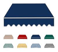 Bâche de rechange robuste pour auvent d'extérieur - 3 x 2 m - Bâche résistante aux UV - Bleu foncé