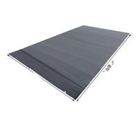 Bâche de sécurité pour piscine, en PVC résistant, résistante aux températures élevées, 3,7 x 7,7 m, grise