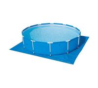 Bâche de sol rectangulaire pour piscine ronde facile à utiliser | Tapis de protection portable et imperméable pour piscine, couverture