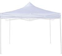 Bâche de toit blanche imperméable 3x3 pour remplacement de gazebo pliable