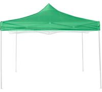 Bâche de toit imperméable verte 3x3 pour remplacement de gazebo pliable