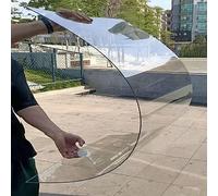 Bâche de toiture en polycarbonate léger et transparent résistant aux UV pour toits, abris auto, vérandas et clôtures - 1,6 x 4 m, solution extérieure