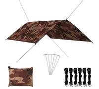 vidaXL Bâche d'extérieur Bâche d'ombrage Camouflage 3x2 m Légère et durable