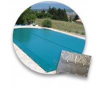 Bâche d'hiver piscine 5 x 10 m Desjoyaux ovoïde Sans découpe BLOC