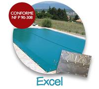 Bâche d'hiver pour piscine coque Excel : modèle SYMPHONY 90 9,00x3,99m