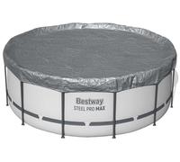 Bâche d'hiver résistante Bestway® Premium Ø 370 cm, grise, ronde
