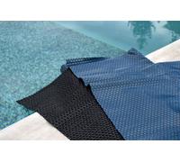 Bâche d'hivernage bleue/noire pour piscines, dimensions 8 x 4 mètres