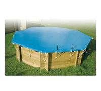 Bâche d'hivernage pour piscine bois Ubbink octogonale - Ocea 5,80m octogonale