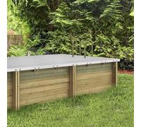 Bâche d'hivernage pour piscine en bois rectangulaire Pool'n Box Junior