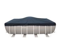 INTEX 28087 Bâche de piscine rectangulaire Deluxe 732 x 366 cm avec débord de 20 cm