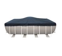 INTEX 28087 Bâche de piscine rectangulaire Deluxe 732 x 366 cm avec débord de 20 cm