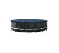 INTEX 28088 Bâche de protection ronde pour piscine 610 cm Bâche de protection Deluxe avec débord de 20 cm