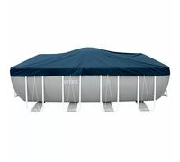 Intex Rectangular All Year Pool Cover Bleu 4.60x2.26 m