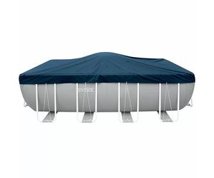 Bâche d'hivernage renforcée Intex pour piscine tubulaire rectangulaire - Piscine rectangulaire 7,32 x 3,66m