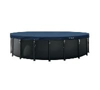 INTEX 28088 Bâche de protection ronde pour piscine 610 cm Bâche de protection Deluxe avec débord de 20 cm