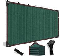 Bâche d'ombrage de Jardin à 90% en Maille avec œillets, Filet d'ombrage Vert for l'extérieur, Filet d'ombrage résistant aux UV for Serre, Patio, Protection des Plantes, Balcon(4x15m)