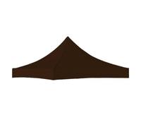 Bâche d'Ombre Extérieure Toit de Rechange 3 x 3 m Tente de fête，Marron | Abri de Jardin, Haute densité Toile de Rechange Tonnelle Tente, Imperméable et Facile à Remplacer, Bâche d'Ombre Extérieure