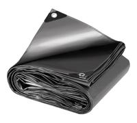 Bâche en PE pour couverture de bois avec œillets, imperméable, anti-UV, protectrice pour le camping, l'extérieur et le jardin 2x3m (280 g/m²)