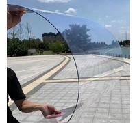 Bâche en polycarbonate transparent résistant aux intempéries de 1,4 mm d'épaisseur pour tonnelle, 1,56 m x 6 m / 5.1ft x 19.7ft, panneau extérieur résistant aux UV, protection durable
