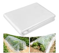 Bâche en polyéthylène robuste - 3 x 15 m - Extra épaisse - Étanche et anti-poussière - Film polyéthylène pour jardinage, serre, isolation du bâtiment et protection contre les gravats (3 x 15 m)