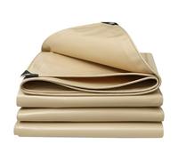 Bâche en PVC imperméable et résistante 500 g/m² 1 x 1 m 2 x 2 m avec œillets - Protection multifonction pour voitures, bois et matériaux de construction (0,9 x 3 m)