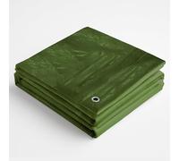 Bâche en tissu Professional Line 180 g/m², vert, 5 m x 6 m = 30 m², 24 tailles différentes au choix. Bâche de protection pour bateau, bâche en bois, avec œillets, pour pool, meubles de jardin,